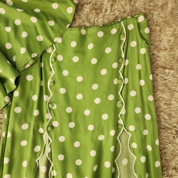 Free People Bali Audrey Set In Shamrock‎ Green Women's Size Large